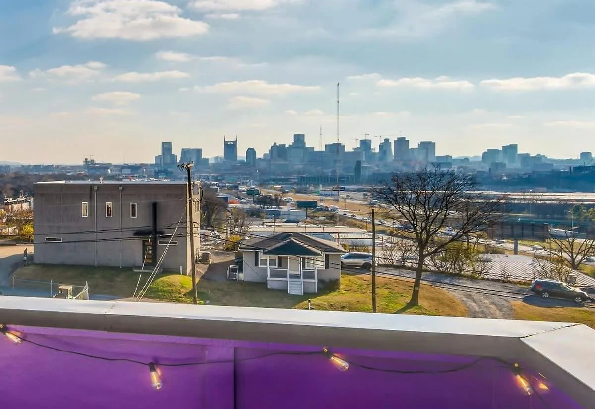 펜션 Rooftop Skyline Views - Private Hot Tub - Fire Pit 내슈빌 미국